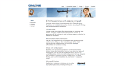 Desktop Screenshot of online-cc.se