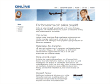 Tablet Screenshot of online-cc.se